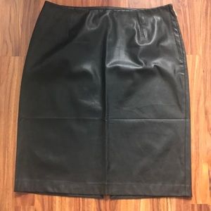 Cato Faux Leather Skirt